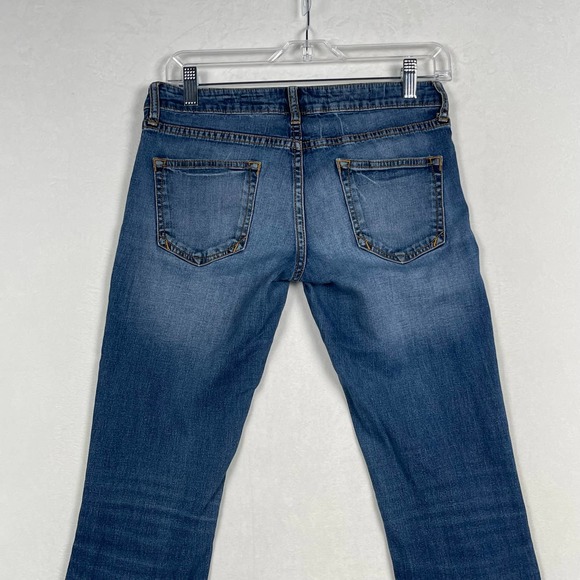 Pilcro and the Letterpress Anthropologie Jeans Low Rise Straight Women's Size 26 - Picture 11 of 16